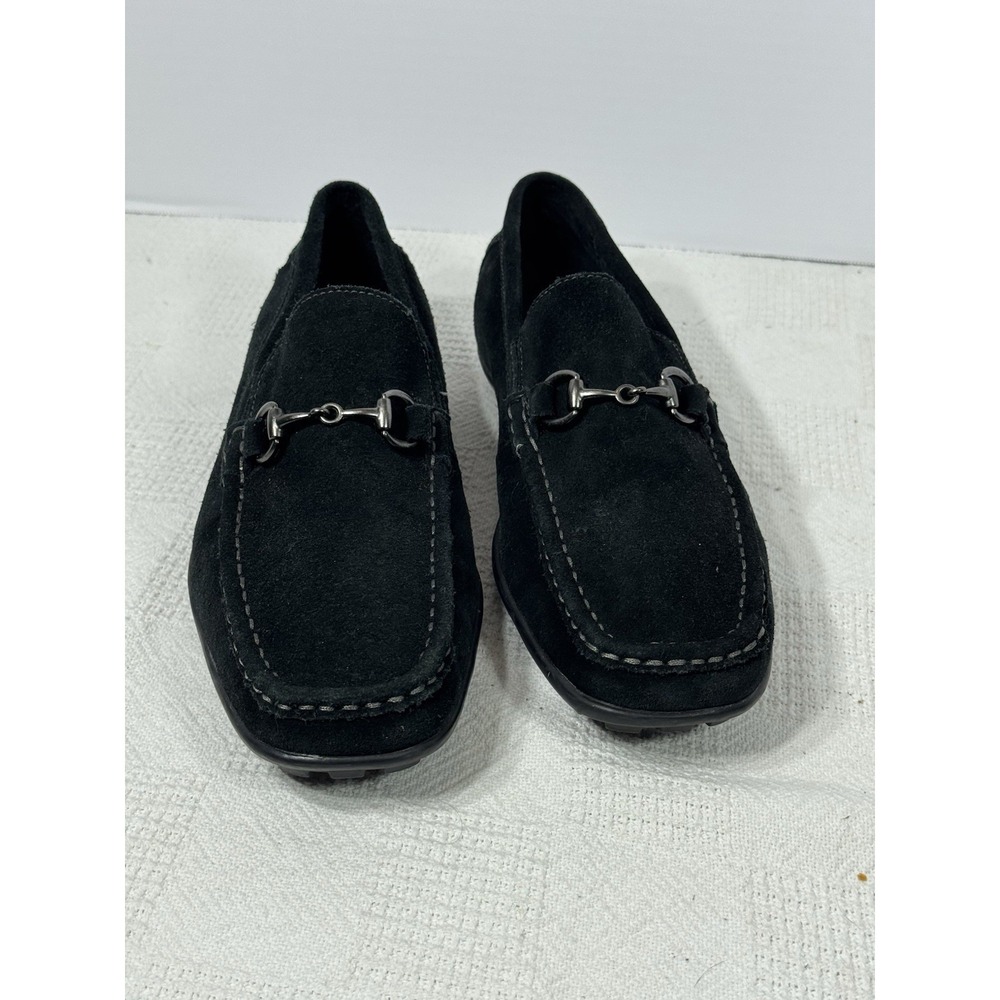 Florsheim Men's Black Leather Loafer Slip‎ On Shoes Size 9.5